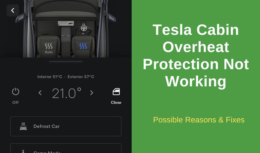 Cabin Overheat Protection Not Working in Tesla