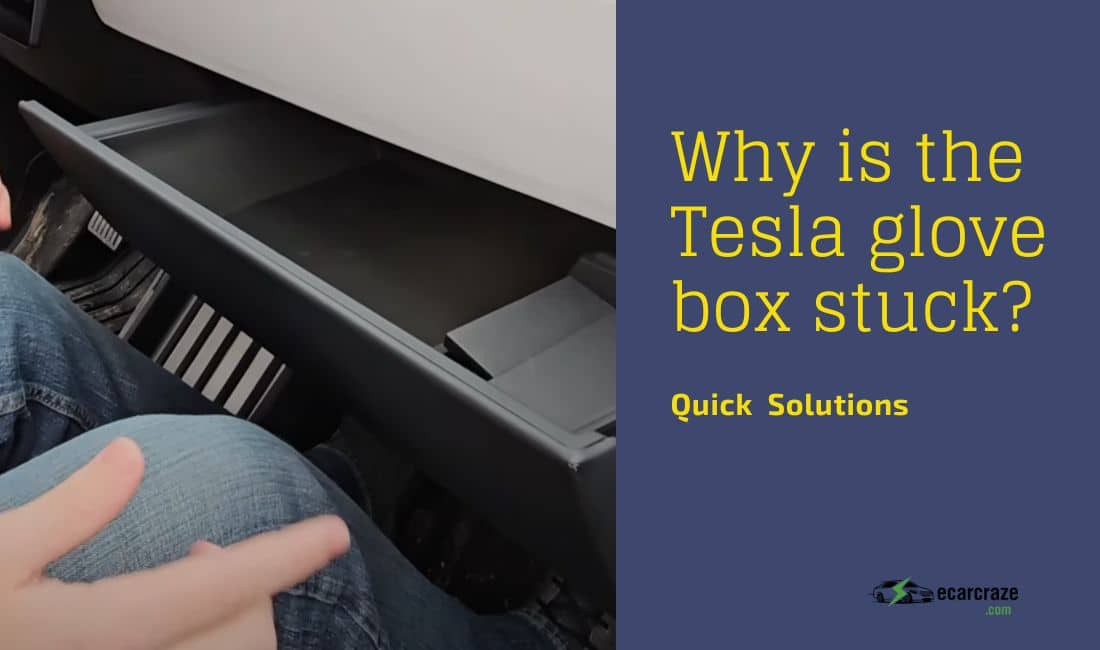 Reasons and Solutions of Tesla glove box stuck