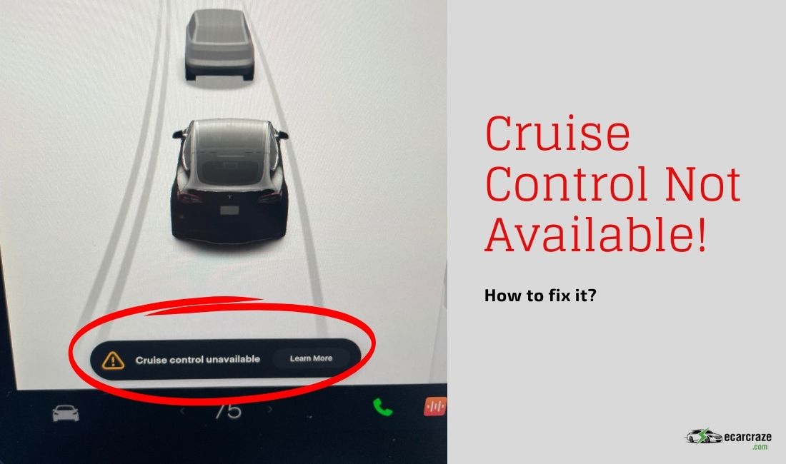 Tesla Cruise Control Not Available