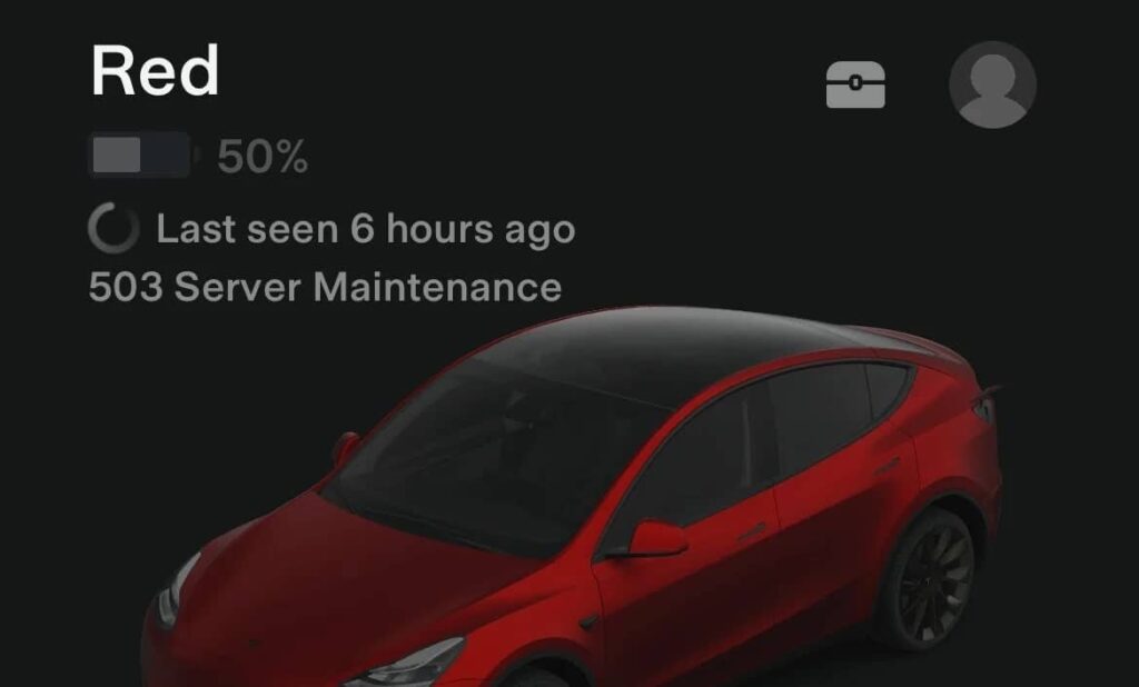 503 server maintenance code flashing