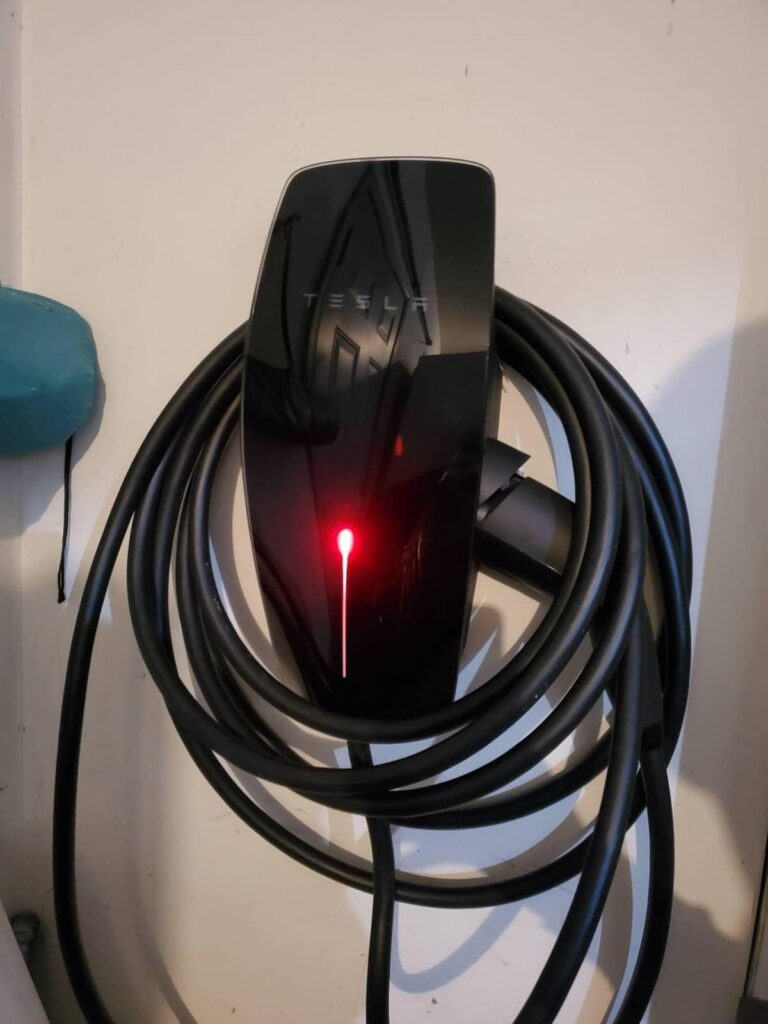 Tesla Wall Charger Red Light